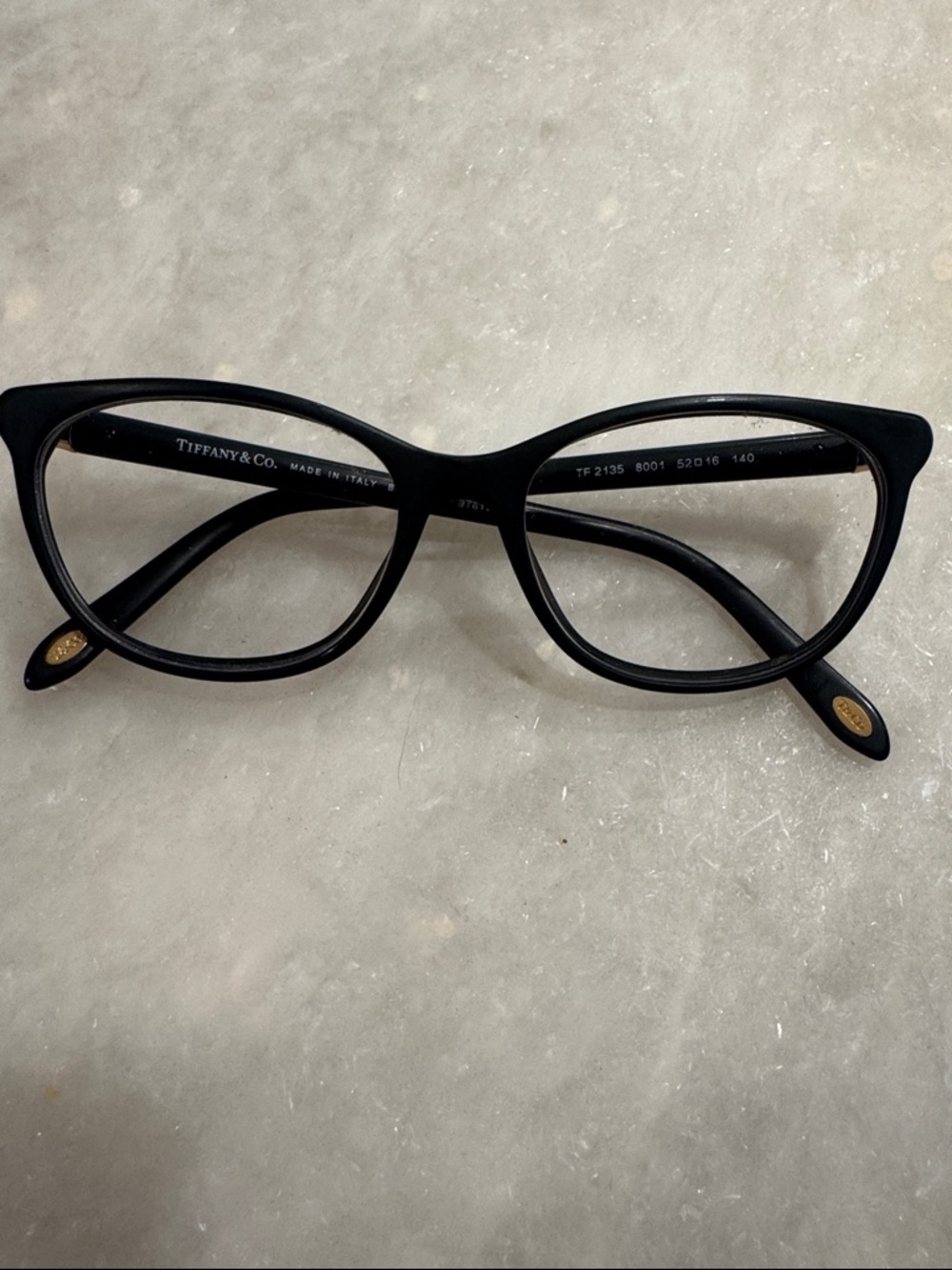 Tiffany & Co. Black Cat-Eye Eyeglass Frames